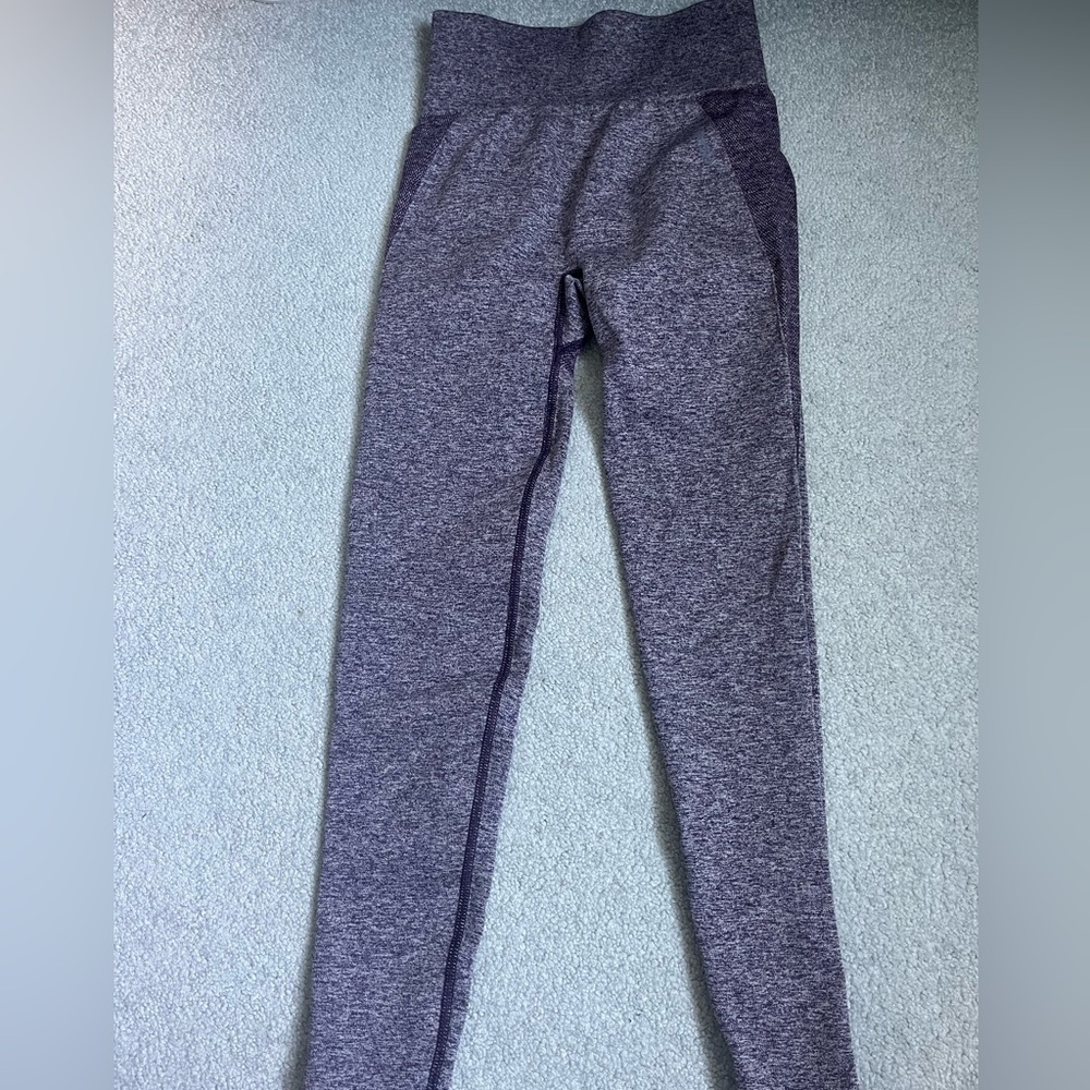 Purple gymshark leggings size small